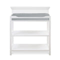 Universal Changing Table White White Solid Wood