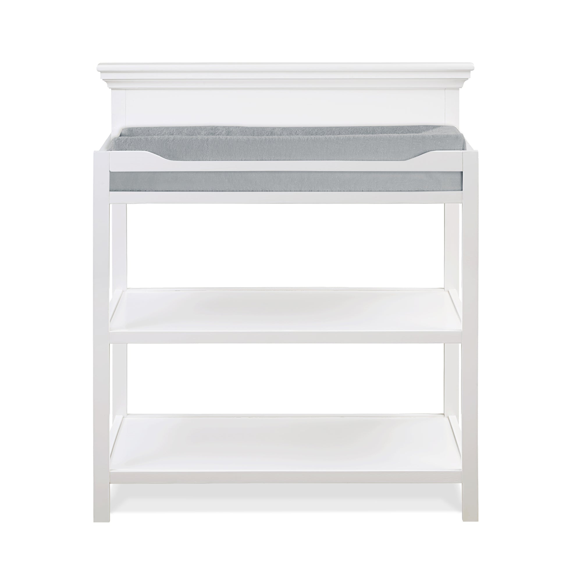 Universal Changing Table White White Solid Wood