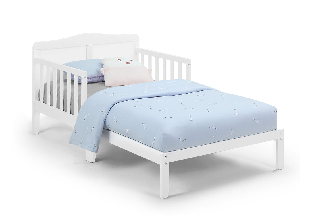 Birdie Toddler Bed White White White Solid Wood