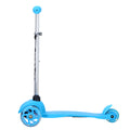 Simplelux Kids Scooter 4 Adjustable Height, Extra Wide Deck With Brake & 3 Pu Flashing Wheels, Over 3 Years Old,Blue Blue Polyurethane