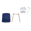 Dining Chair Blue 1Pc 1Ctn Blue Fabric