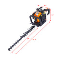 26Cc 2 Cycle Gas Powered Hedge Trimmerdouble Sided Blade 24
