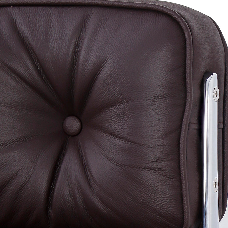 Lobby Office Chair Home And Office Brown Genuine Leather