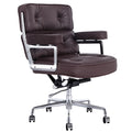 Lobby Office Chair Home And Office Brown Genuine Leather