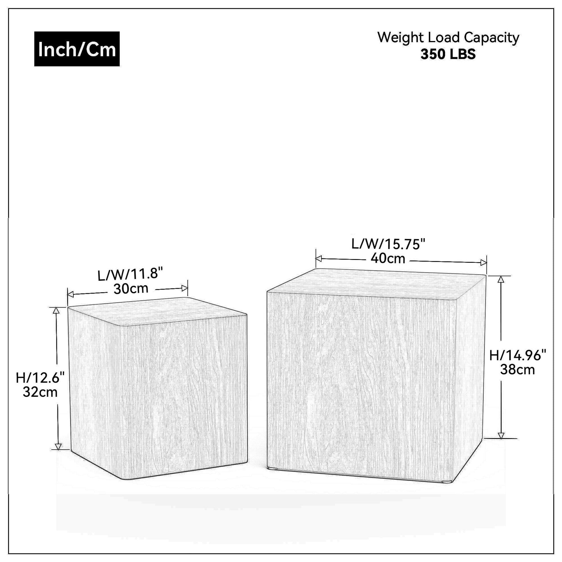 Mdf Nesting Table Side Table Coffee Table End Table For Living Room,Office,Bedroom Walnut Set Of 2 Walnut Mdf