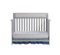 Hayes 4 In 1 Convertible Crib Gray Weathered Granite Gray Solid Wood