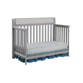 Hayes 4 In 1 Convertible Crib Gray Weathered Granite Gray Solid Wood