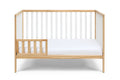 Deux Remi 3 In 1 Convertible Island Crib Natural White Natural Solid Wood
