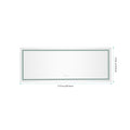 Ltl Needs To Consult The Warehouse Address84*32 Led Lighted Bathroom Wall Mounted Mirror With High Lumen Anti Fog Separately Control Dimmer Function White Aluminium