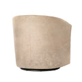 Eden Sand Swivel Chair Beige Foam Polyester
