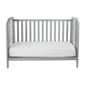 Celeste 3 In 1 Convertible Island Crib Light Gray Light Gray Solid Wood