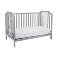 Celeste 3 In 1 Convertible Island Crib Light Gray Light Gray Solid Wood