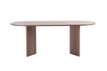 Wood Dining Table Kitchen Table Small Space Dining Table Walnut Desk Top Walnut Foam Mdf