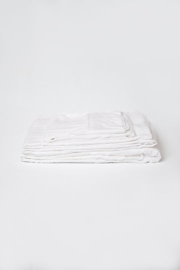 5 Piece White Brushed Microfiber Split California King Hypoallergenic Sheet Set White Microfiber
