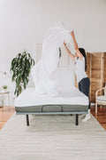 4 Piece White Brushed Microfiber California King Hypoallergenic Sheet Set White Microfiber