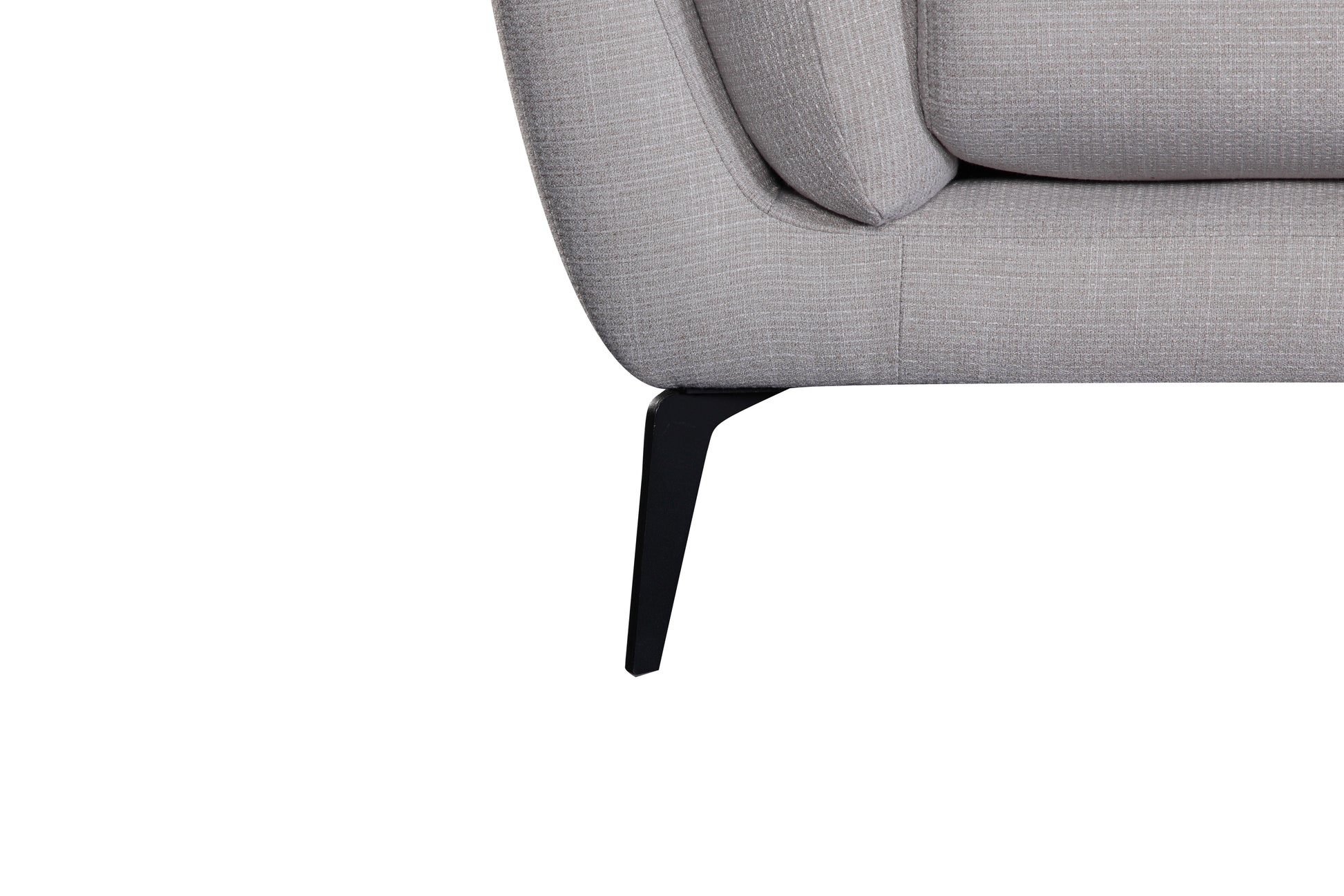 Janette Laf Sectional Oat Warm Grey Upholstered