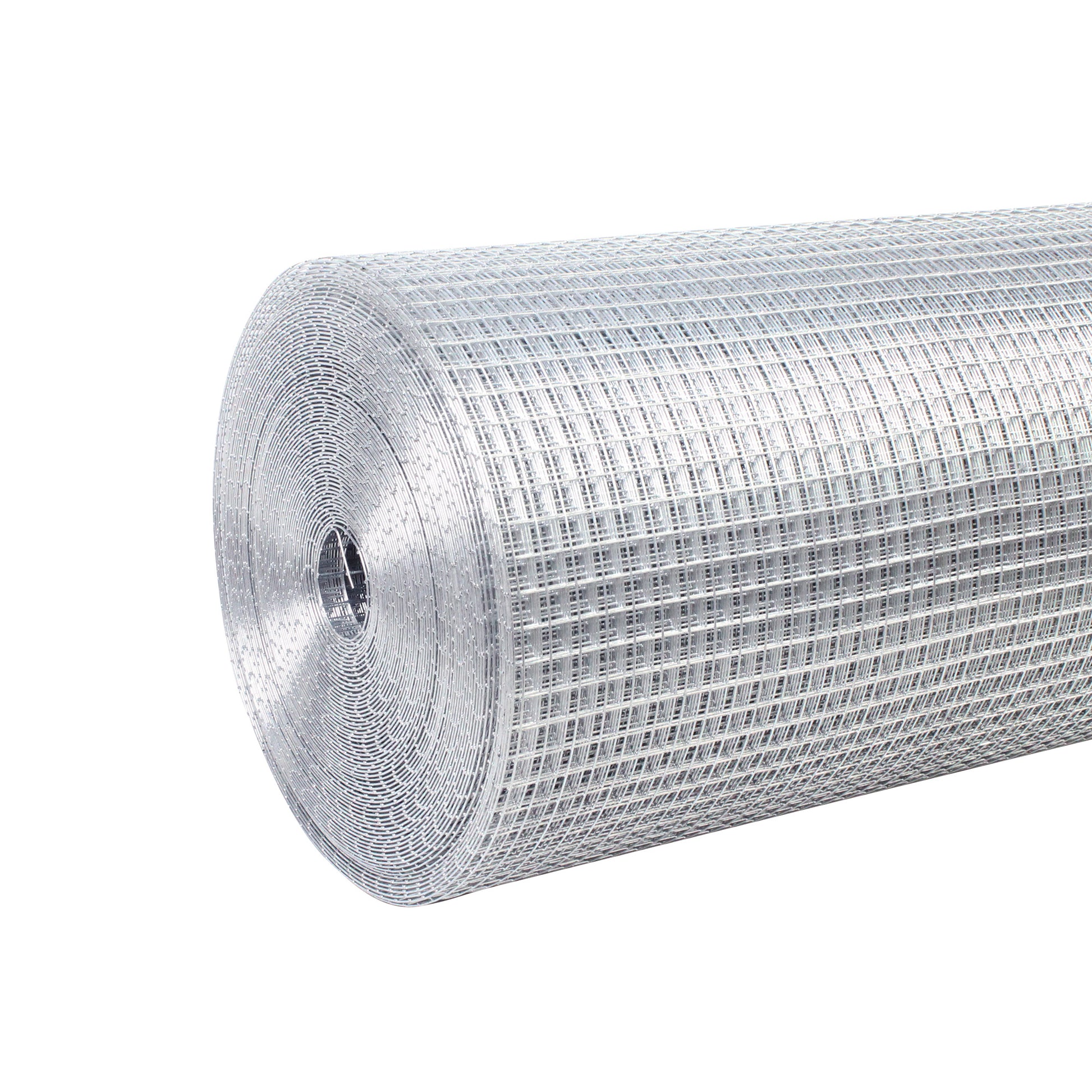 48Inx100Ft 1 2 In 19 Gauge Hardware Cloth Welded Cage Wire Chicken Fence Mesh Rolls Square Chicken Wire Netting Raised Garden Rabbit Fence Snake Fencing Rodent Animals Silver Iron