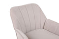 Modern Mid Century Chair Velvet Sherpa Armchair For Living Room Bedroom Office Easy Assemble Beige Beige Foam Velvet