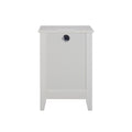 Set Of 2 Pcs White 3 Drawer Nightstand With Charging Station And Usb Ports & Power Outlets,Wooden Bed Side Table End Table Modern Night Stands For Bedrooms White 3 Drawers Bedroom Particle Board Particle Board