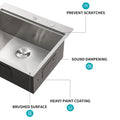 28 Inch Drop In Kitchen Sink 28