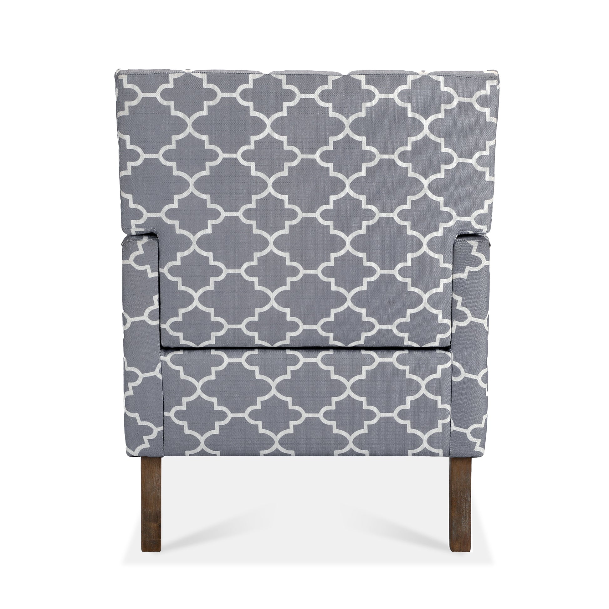 Accent Chairs For Living Room Grey Mix Fabric