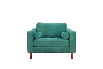 Anderson Chair Turquoise Green Upholstered
