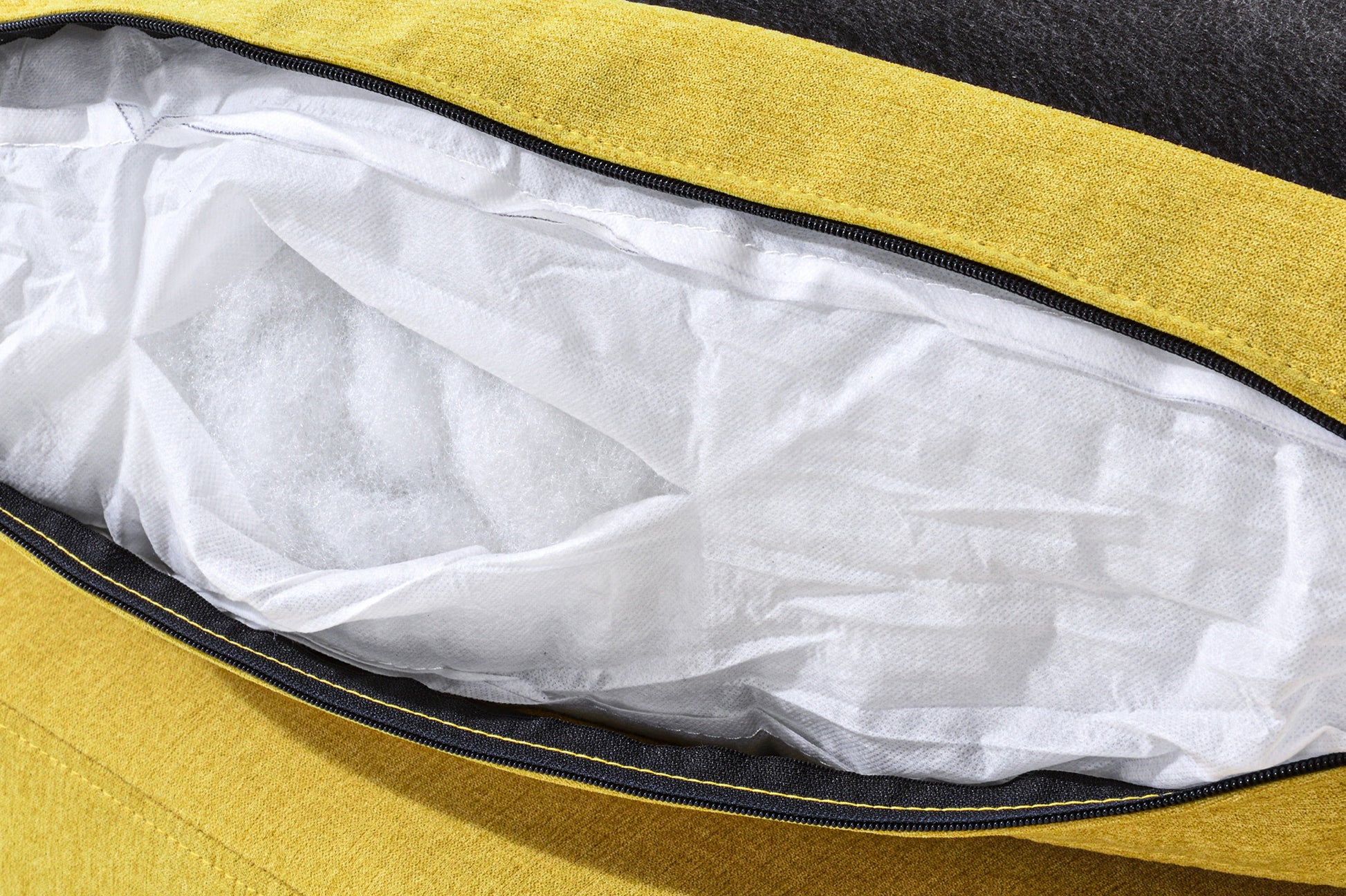 Video 65" Mid Century Modern Fabric Corner Lounge Chair, Upholstered Indoor Chaise Lounge For Bedroom,Office,Small Living Room & Apartment Yellow Fabric Fabric