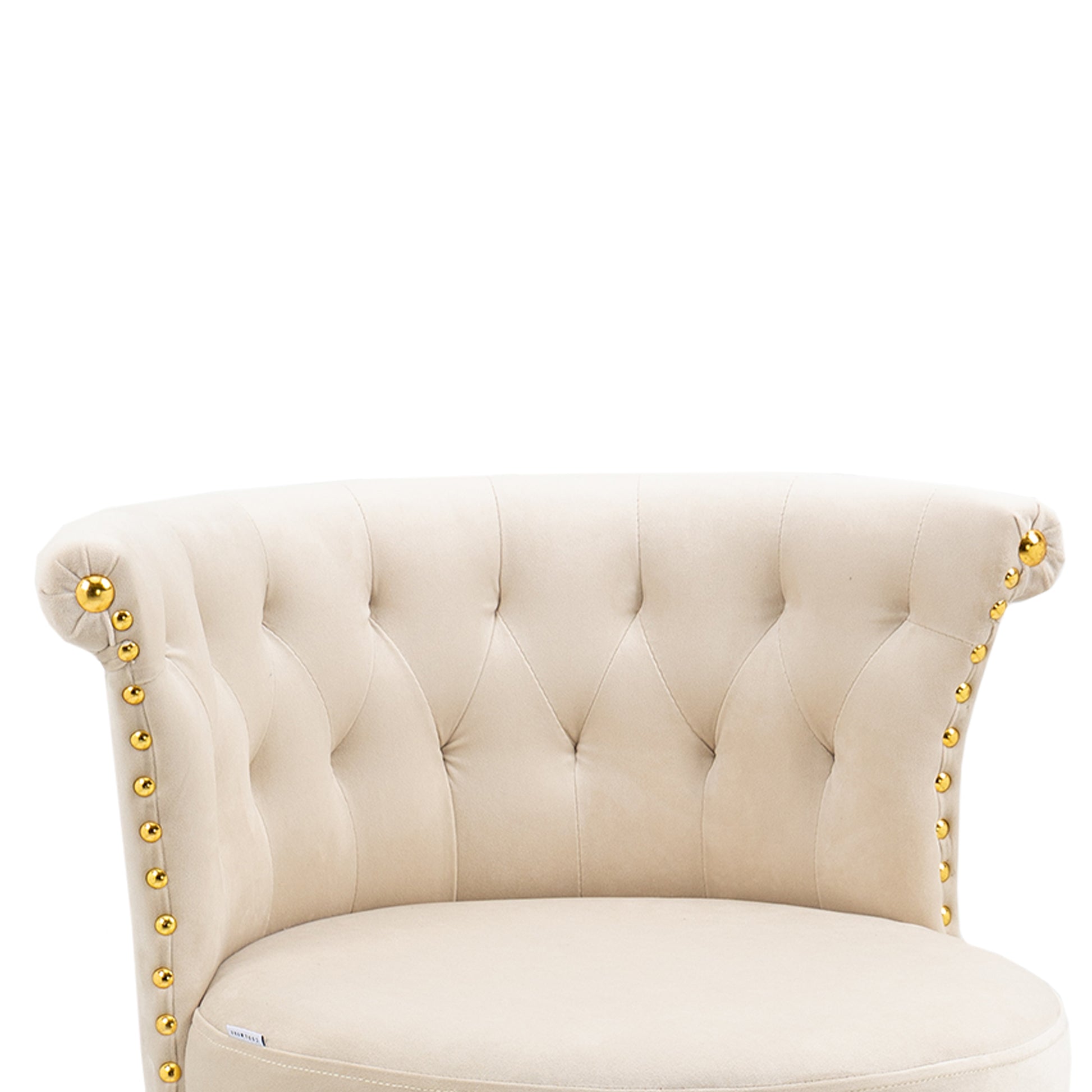 Coolmore Swivel Bar Stools With Backrest Footrest With A Fixed Height Of 360 Degrees Ivory Solid Wood