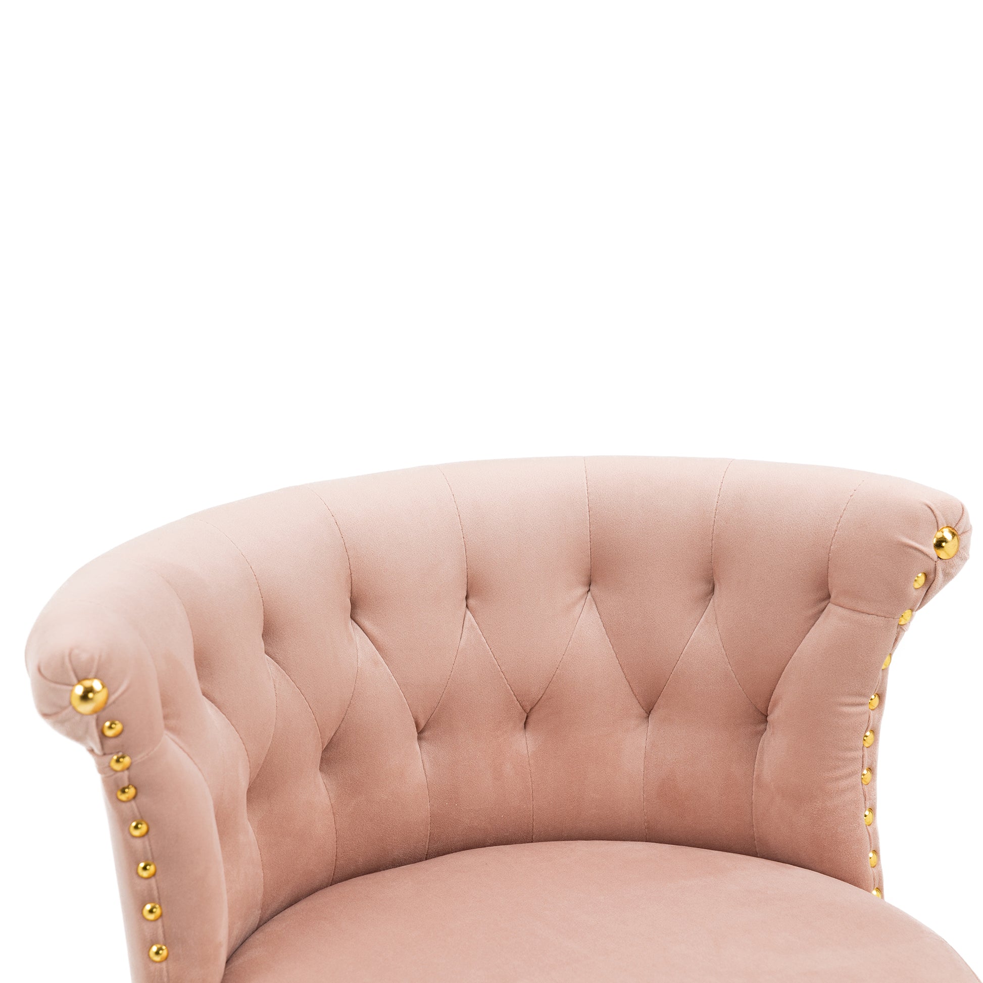 Coolmore Swivel Bar Stools With Backrest Footrest With A Fixed Height Of 360 Degrees Pink Solid Wood