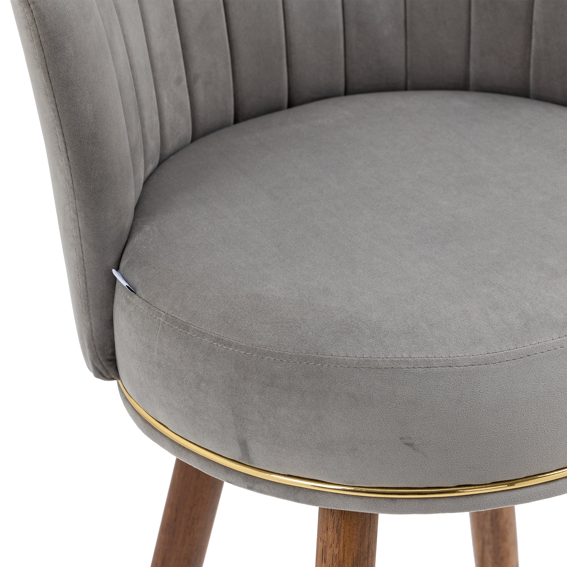 Coolmore Counter Height Bar Stools Set Of 2 For Kitchen Counter Solid Wood Legs With A Fixed Height Of 360 Degrees Gray Solid Wood