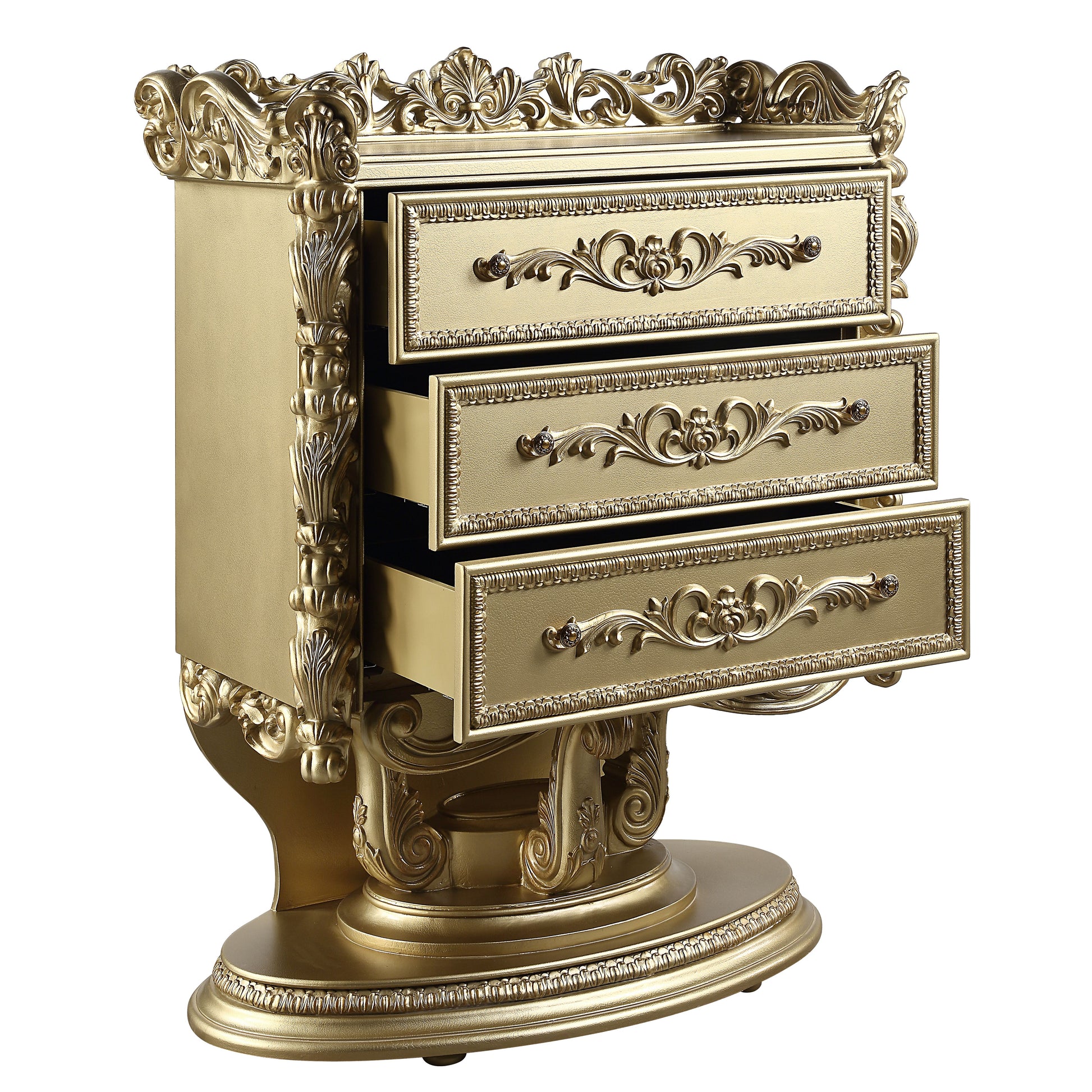 Bernadette Chest Gold Finish Bd01479 Gold Mdf