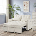 Off White Velvet Loveseat Sofa Bed Off White Wood Tufted Back Square Arms Foam Velvet 2 Seat