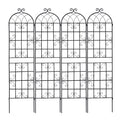 4 Pack Metal Garden Trellis 86.7