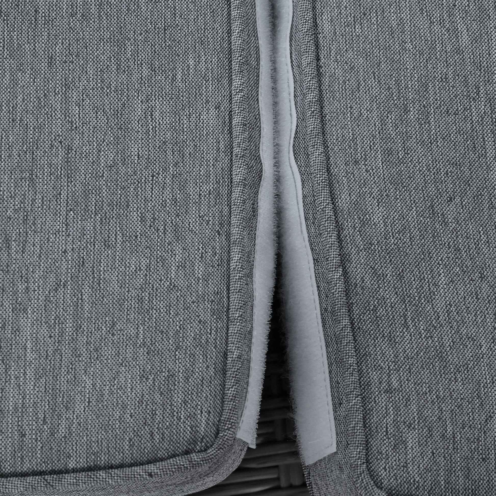 Outdoor Double Sunbed, Wicker Rattan Patio Reclining Chairs With Adjustable Backrest And Seat, Conversational Set For 2 Person, Gray Yes Complete Patio Set Gray Water Resistant Frame Water Resistant Cushion Garden & Outdoor Casual Sofa Seating Groups