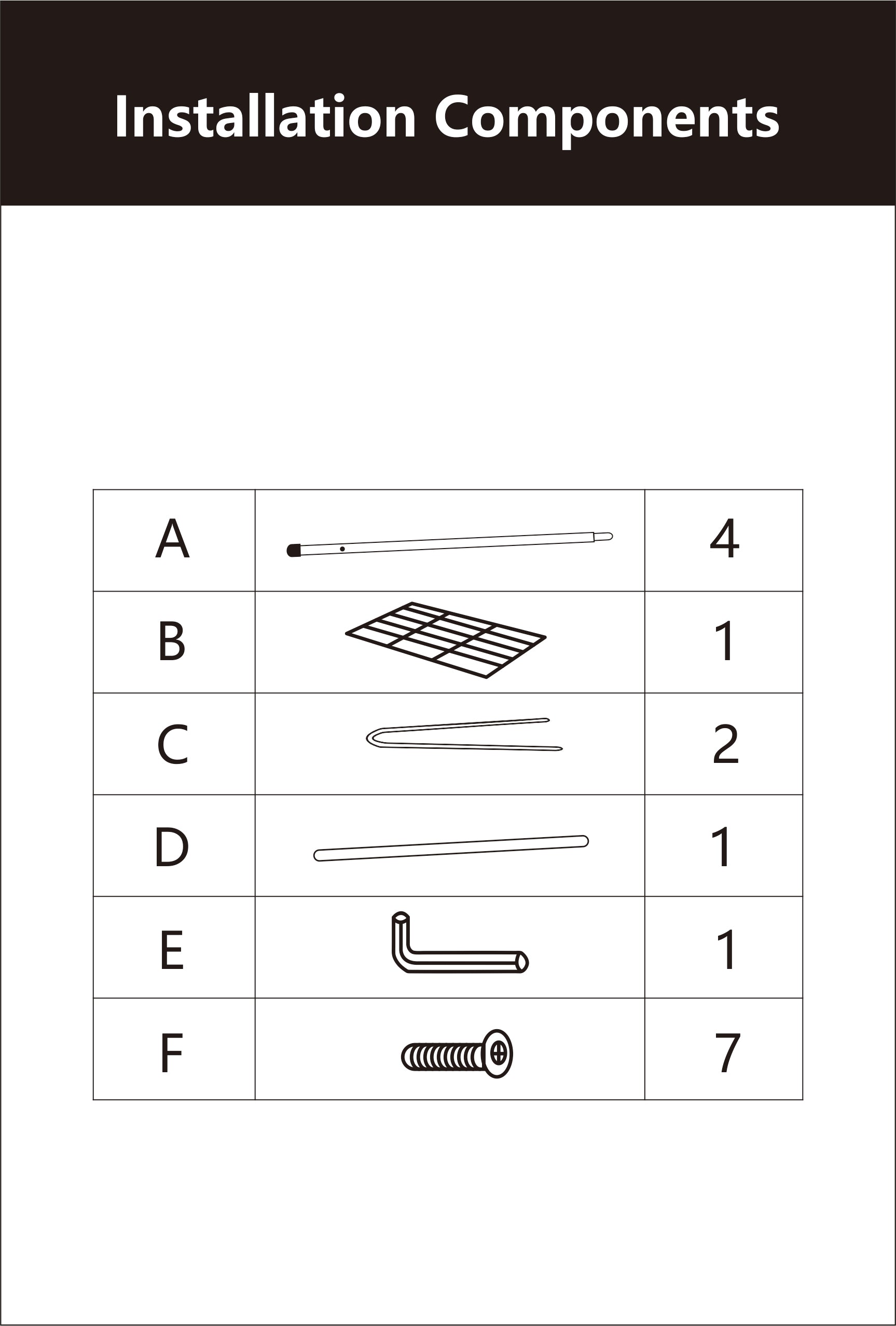 Store Level 1 Ladder To Secure Hangers Black Iron