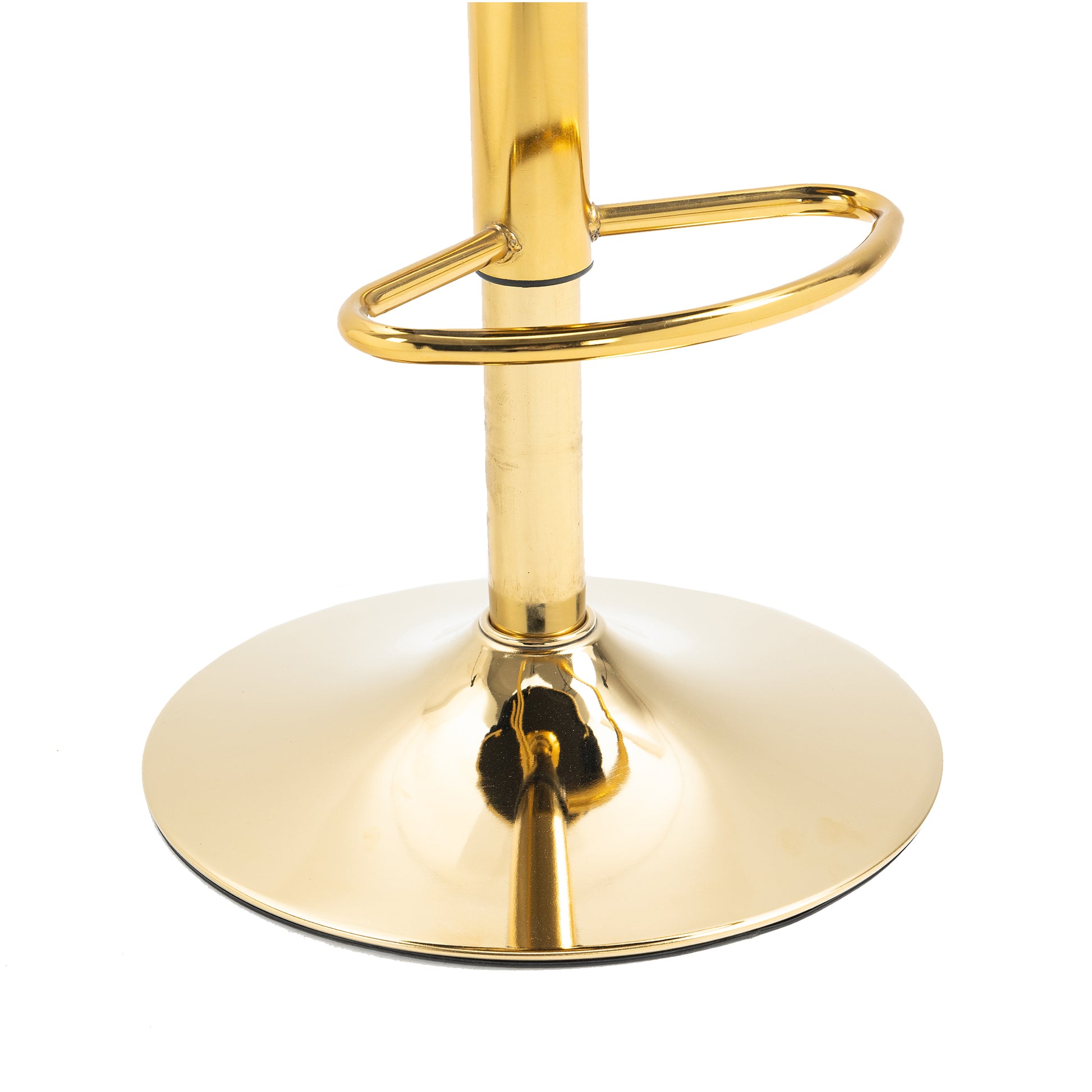 Coolmore Swivel Bar Stools Set Of 2 Adjustable Counter Height Chairs With Footrest For Kitchen, Dining Room 2Pc Set Black Polyester