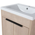 Kd Packing 24 Inch Freestanding Bathroom Vanity With White Resin Sink Sku:Bvb02424Plo Grb2440 ,W1286S00017 Plain Light Oak 2 Bathroom Freestanding Modern Plywood