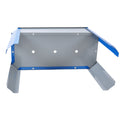 Elevated Garden Bed, Metal Elevated Outdoor Flowerpot Box, Suitable For Backyard And Terrace, Large Flowerpot, Suitable For Vegetable And Flower Gray Blue White Stripes Steel