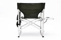 1 Piece Padded Folding Outdoor Chair With Side Table And Storage Pockets,Lightweight Oversized Directors Chair For Indoor, Outdoor Camping, Picnics And Fishing,Green Green Aluminum