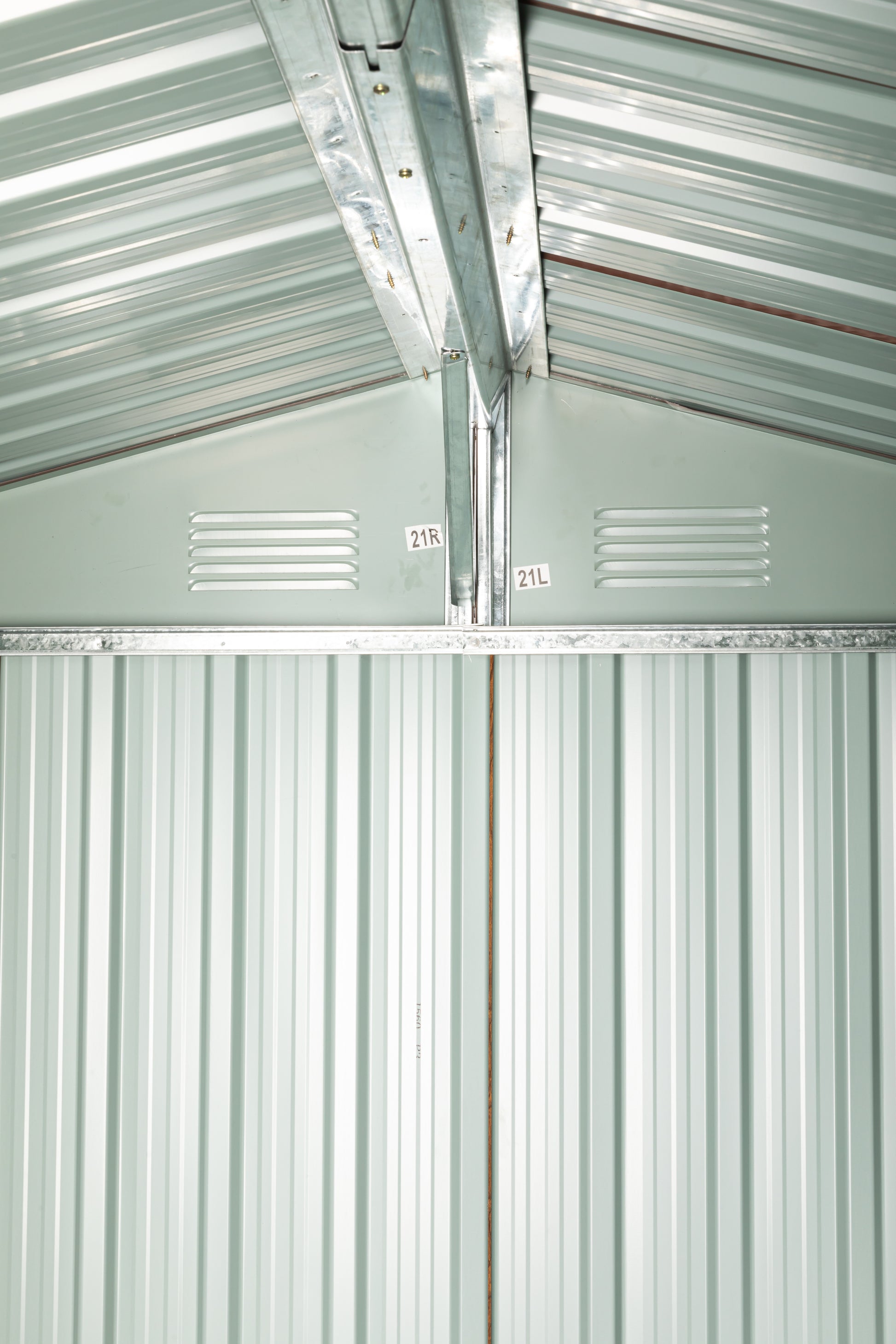 6Ft X 6Ft Outdoor Metal Storage Shed With Metal Floor Base ,With Window Coffee Iron