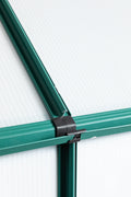 Green 6 X 8 Ft Outdoor Patio Greenhouse Green Aluminum
