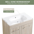 30 Inch Freestanding Bathroom Vanity Kd Packing Bvc04830Weo White Oak 2 Bathroom Freestanding Modern Plywood