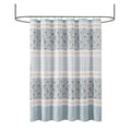 Cotton Shower Curtain Aqua Cotton