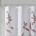 Burnout Printed Shower Curtain Mauve 72X72