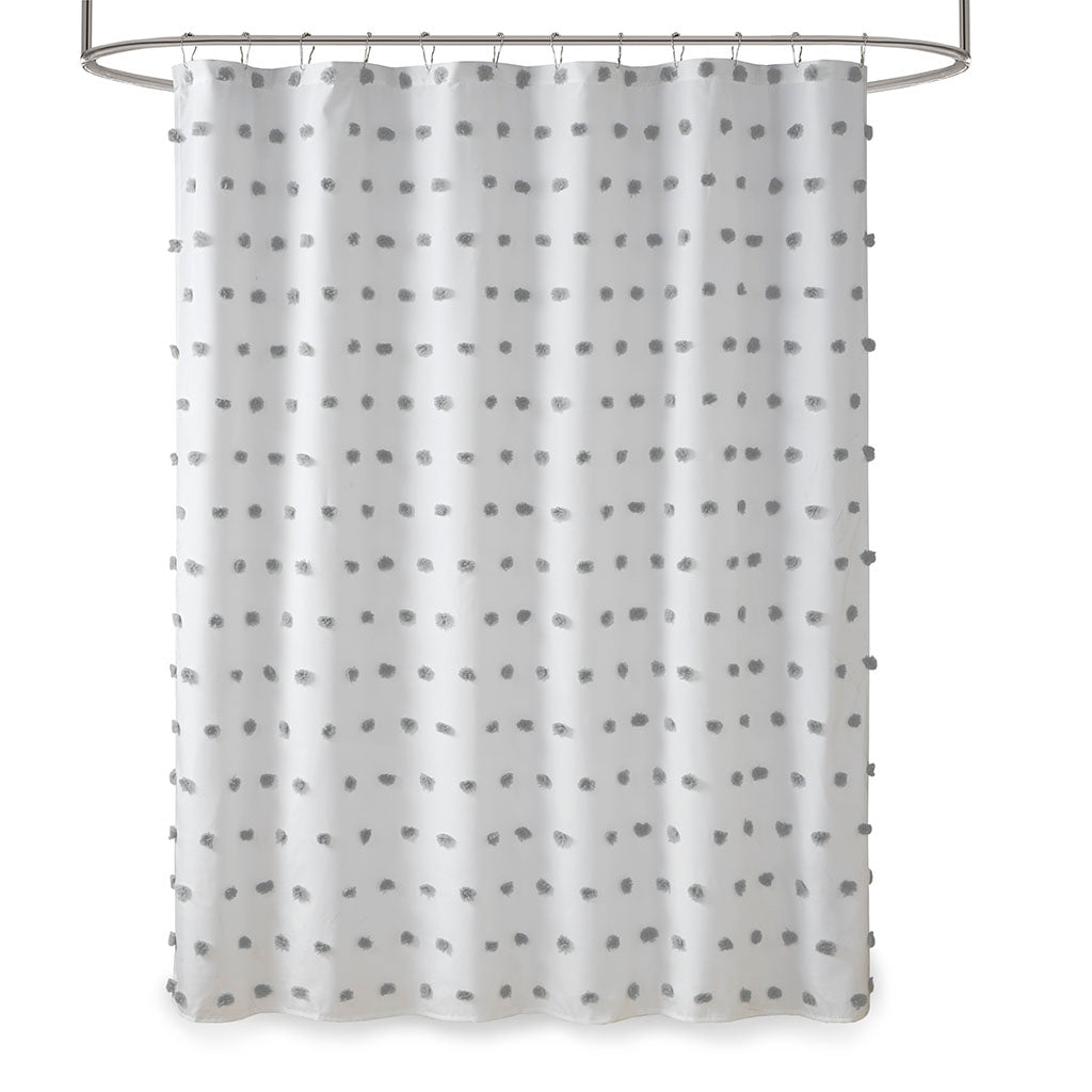 Shower Curtain Grey Polyester