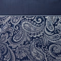 Jacquard Shower Curtain Navy Polyester
