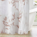 Burnout Printed Shower Curtain Mauve 72X72
