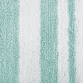 Reversible Bath Rug Aqua Cotton
