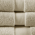 1000Gsm 100% Cotton 6 Piece Towel Set Natural Cotton