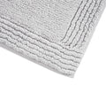 100% Cotton Tufted 3000Gsm Reversible Bath Rug Grey Cotton